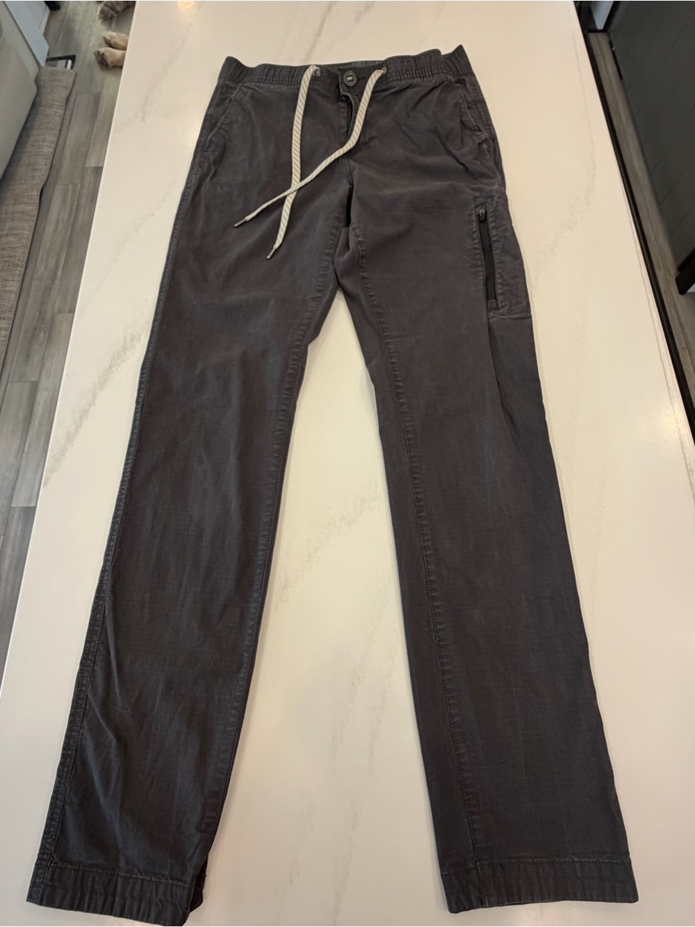 Vuori Ripstop Panta Women's Small  organic cotton stretch charcoal climbing